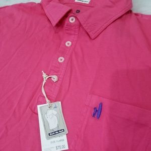 NWT Johnnie-O MACON Hangin Out 4-Button Golf Polo